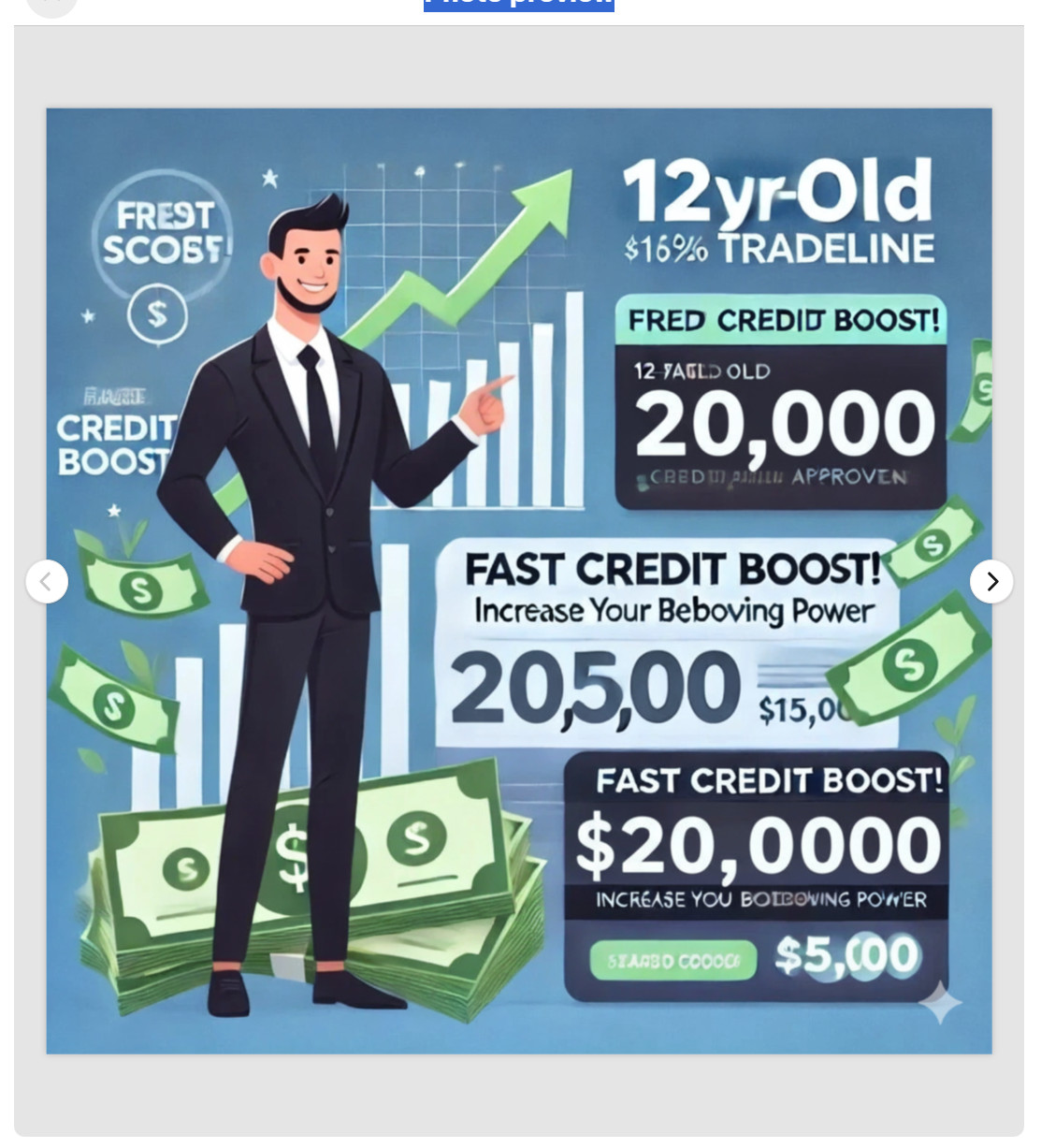 Chase Authorized AU 13 yrs $20K | 75+ Pts Credit Boost repair (3 mo, post March)