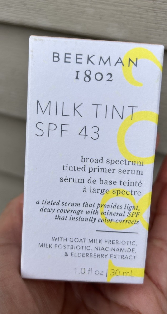Beekman 1802 Milk Tint SPF 43 Primer Serum "Medium" 1 fl. oz. EXP:1-27