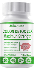 60 Detox Colon&Body Cleanse Maximum Strength Cleansing Diet Weight Loss Pills