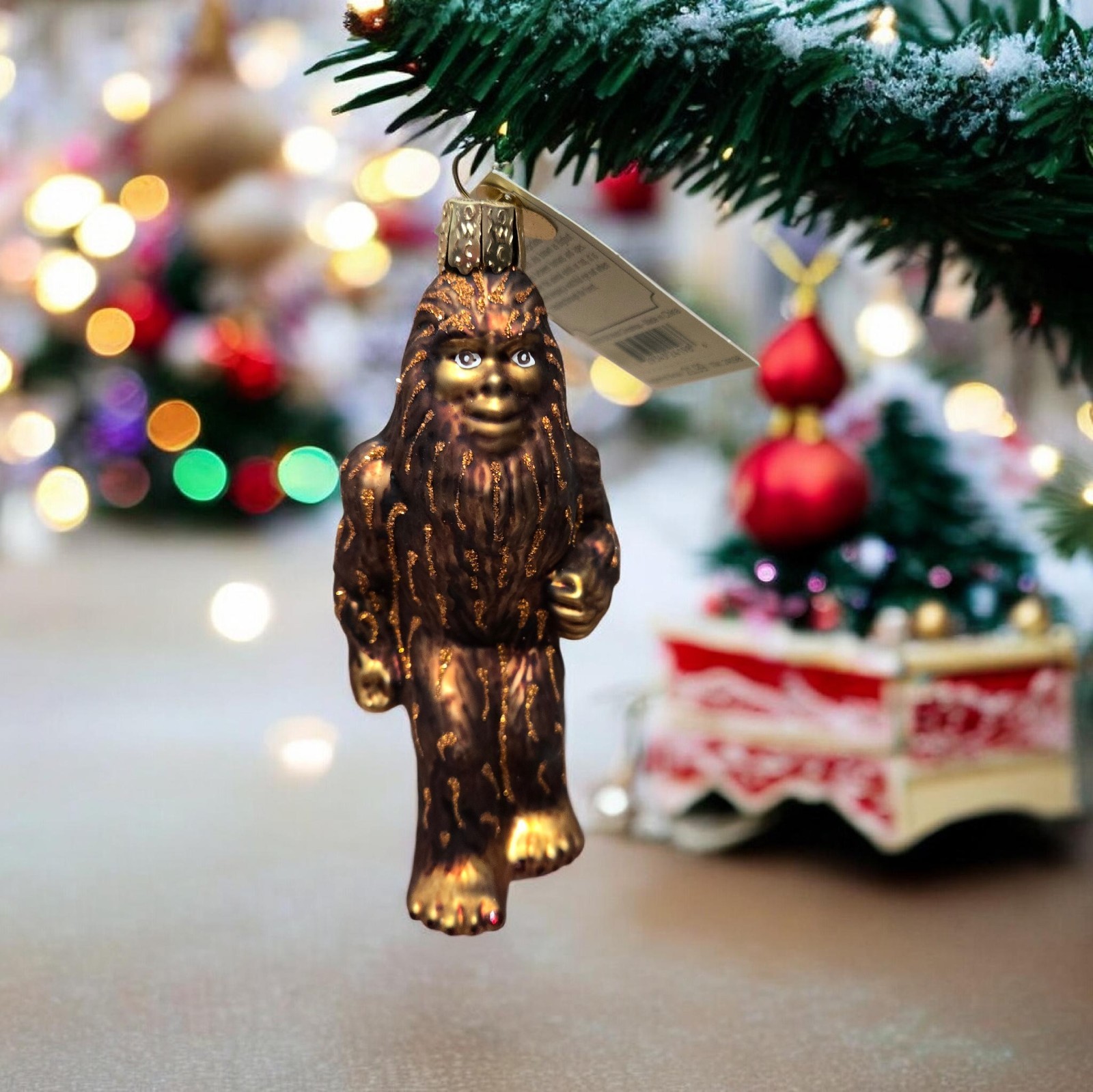 Old World Christmas - Sasquatch - Glass Ornament