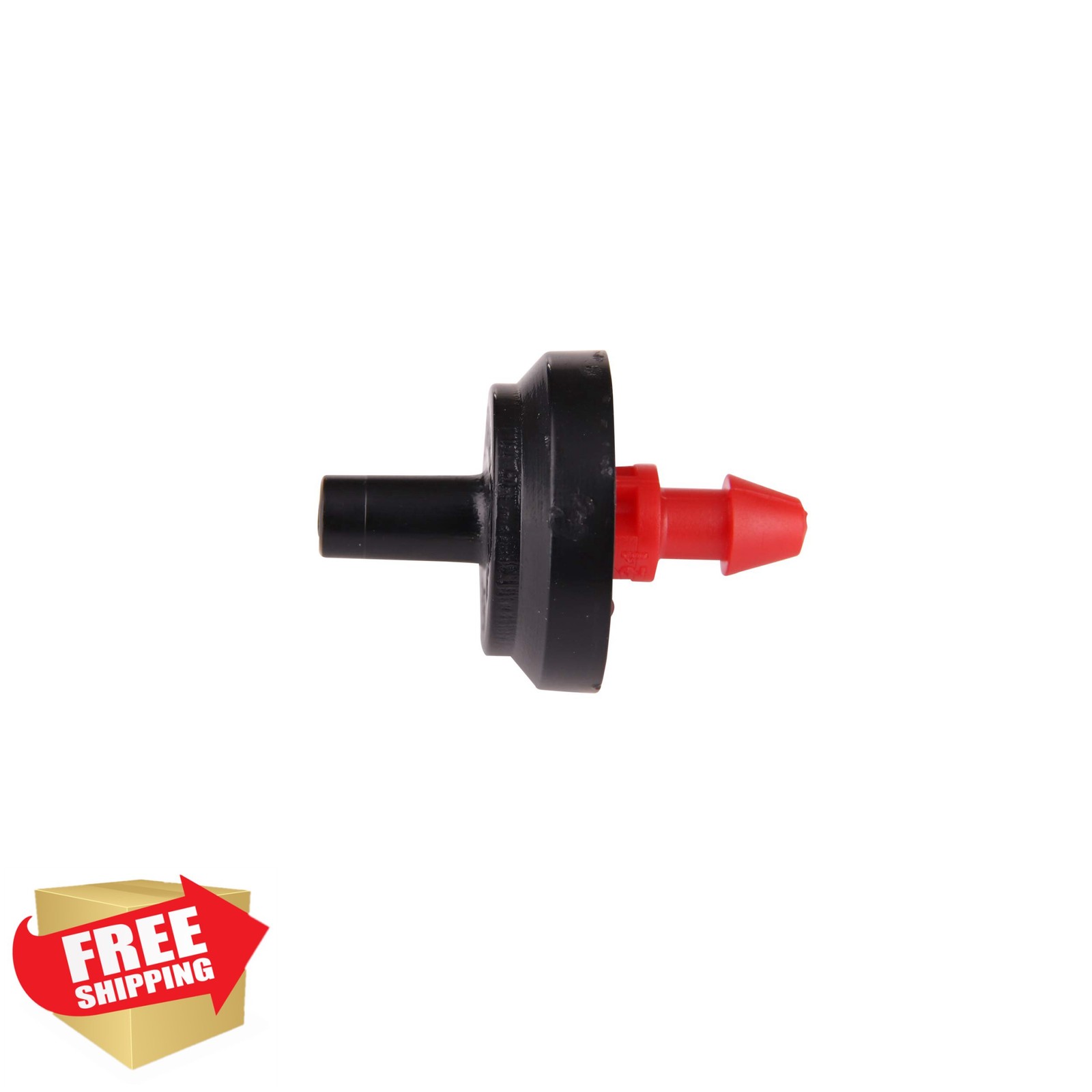 Raindrip PC2050B Pressure Compensating Dripper 50-Pack, Red/Black