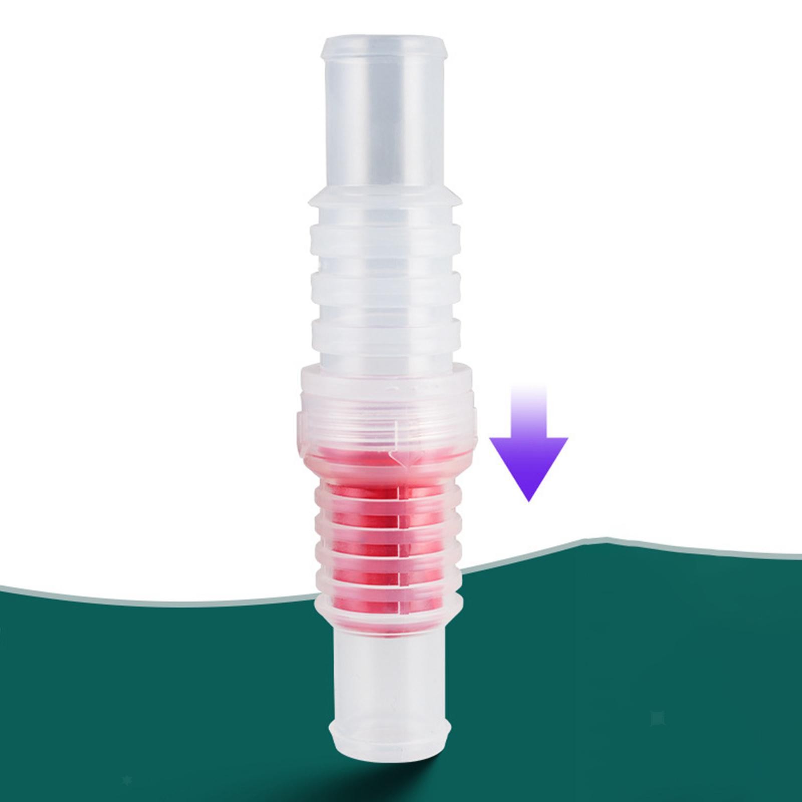1 Way Check Valve Split Type Design Practical High Performance Transparent