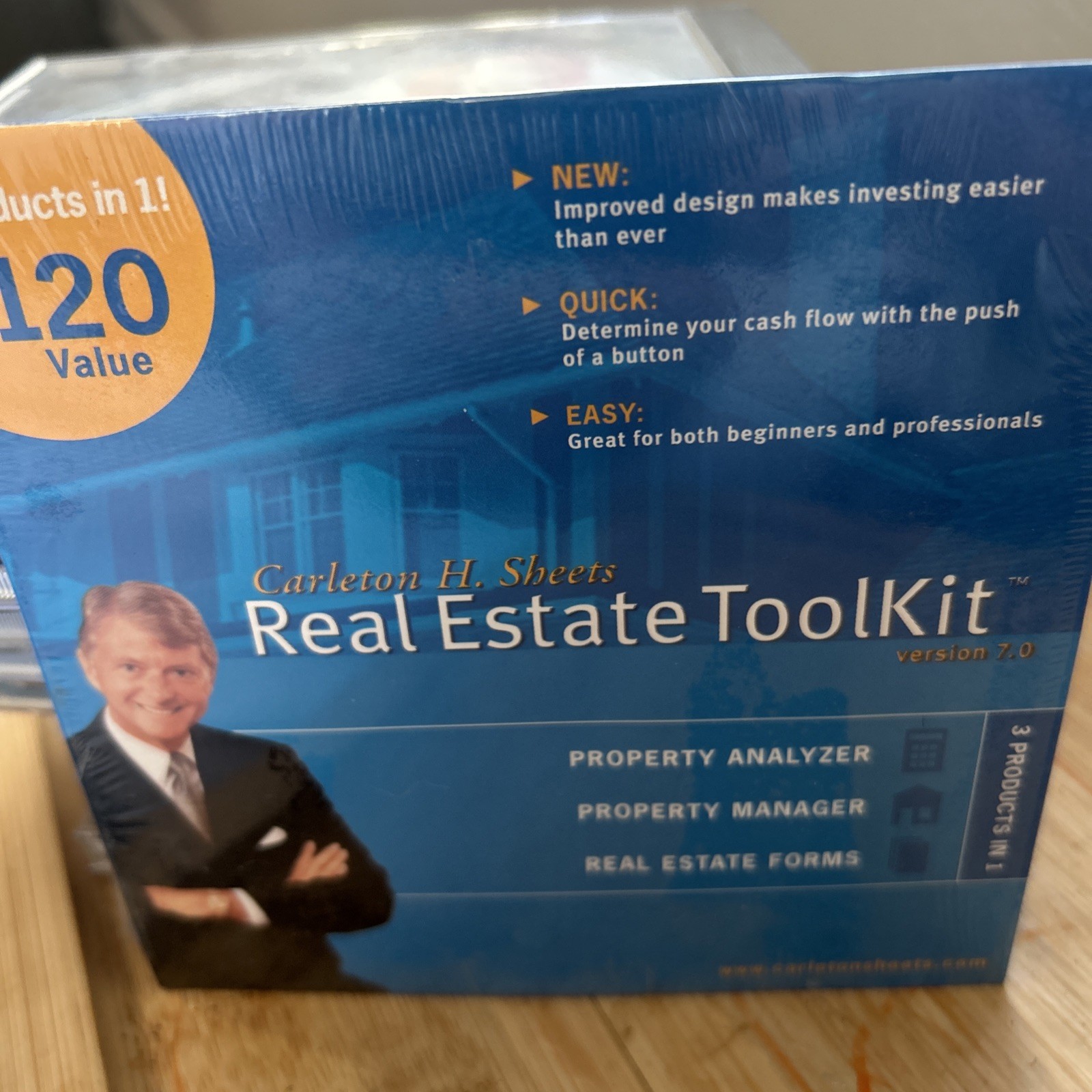 Carleton H Sheets:Real Estate Toolkit Ver 7.0 PC CD Analyzer  Manager &Forms NEW