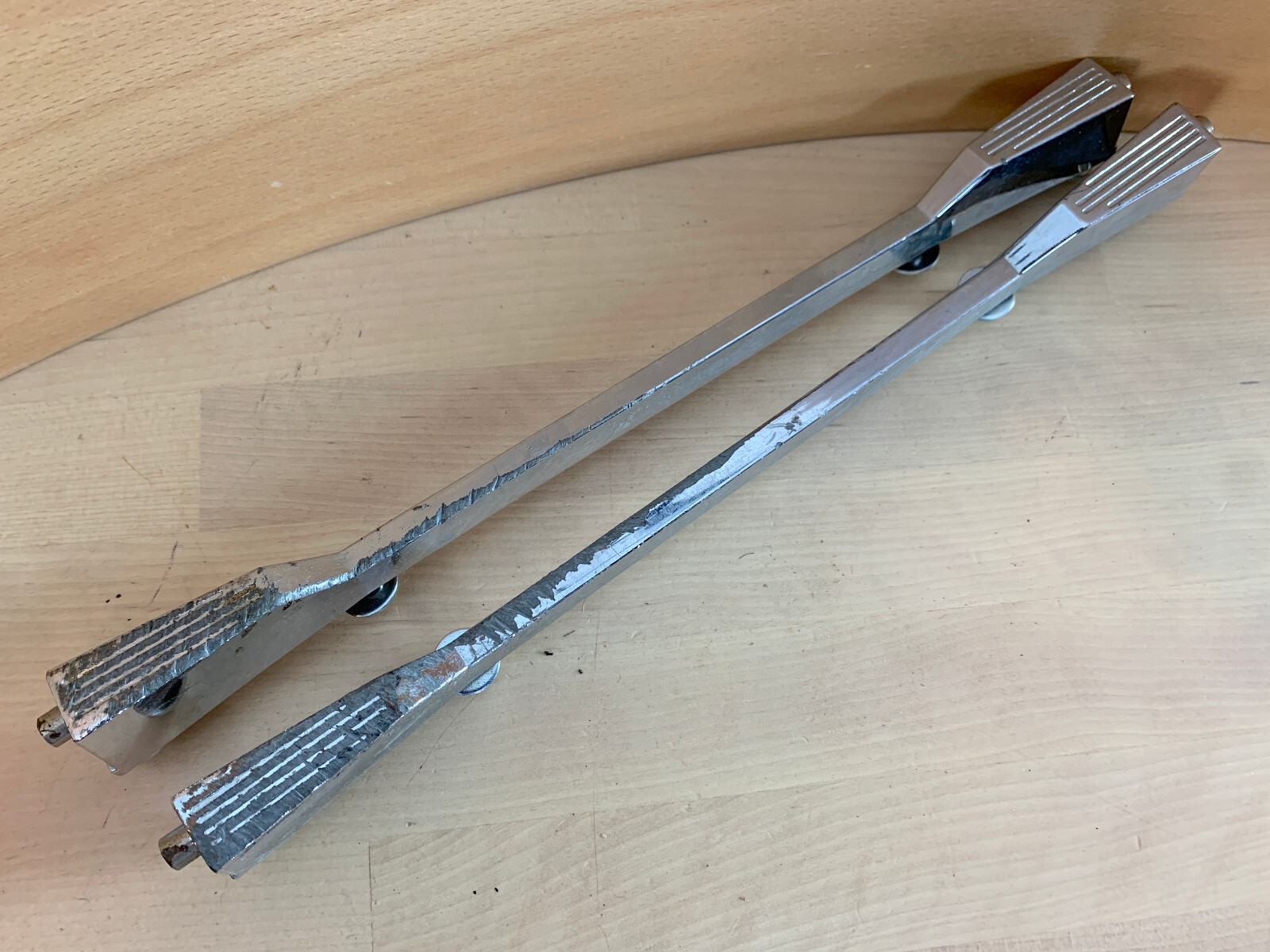 2x TAMA RockStar DX 80s 90s Vtg Bass Kick Drum 12" Long LUG CASING Part Complete