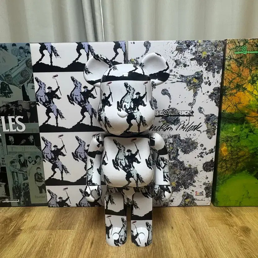 Bearbrick 1000% Banksy Collectible Figure with Box