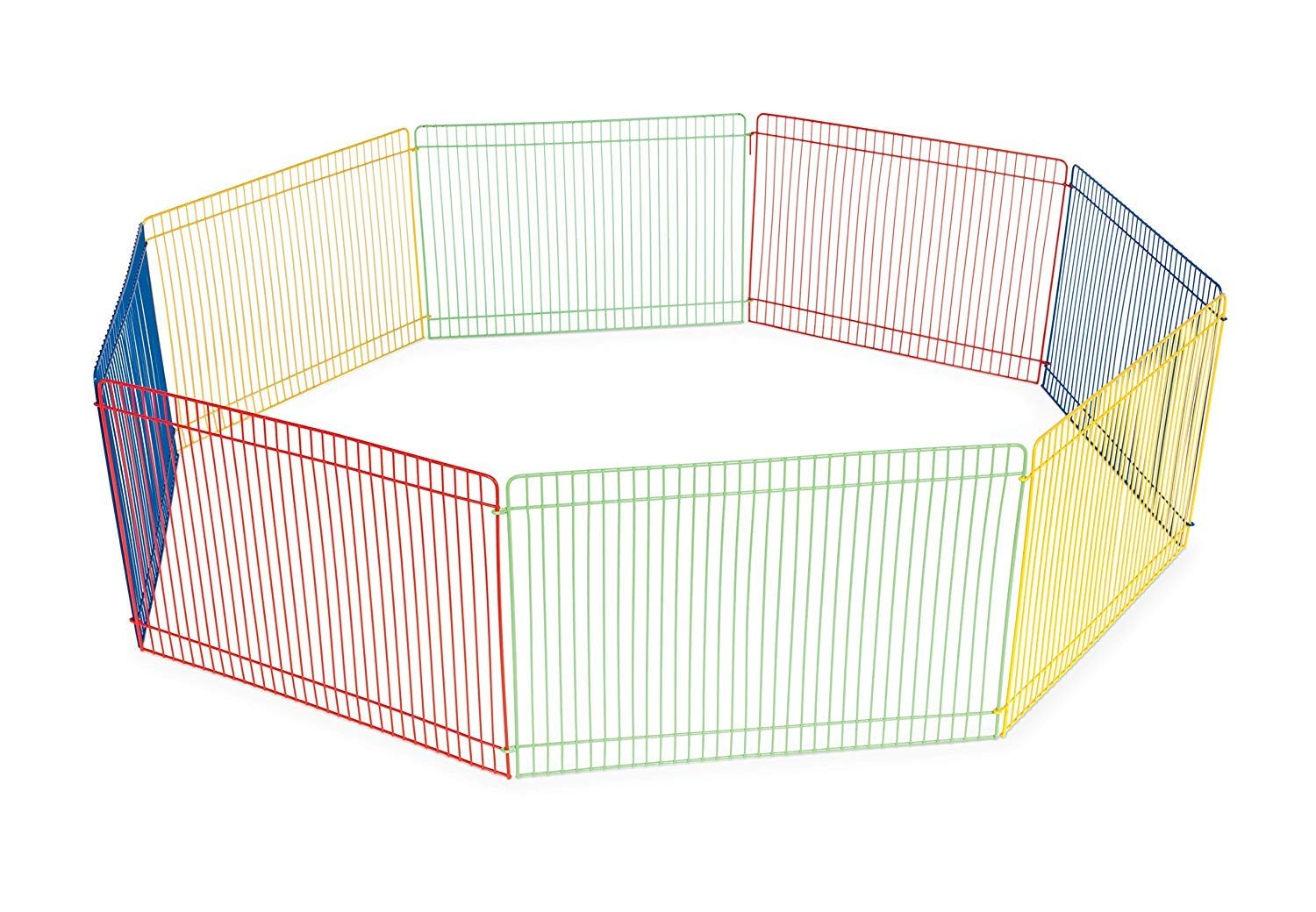 MultiColor Small Pet Playpen 13x35.87x8.67 for Rabbits, Guinea Pigs, and More