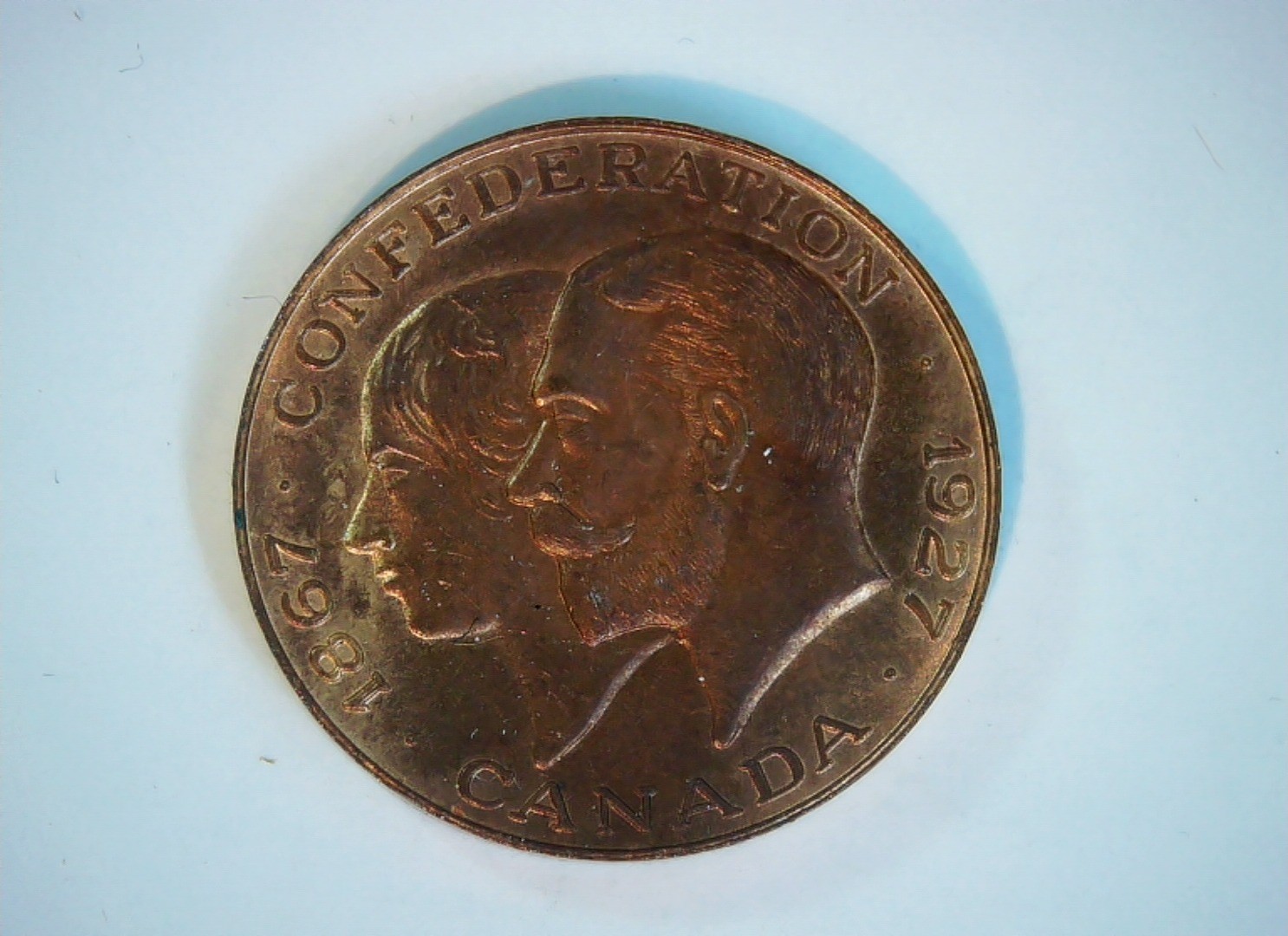 Canada 1927 1 Cent Confederation Centennial (1867-1927) Cent Coin