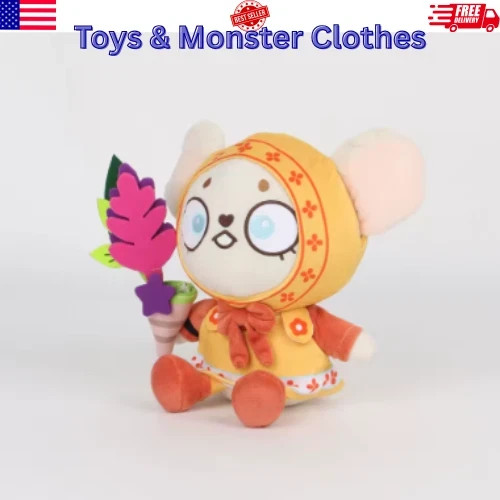 25cm Legends of Avantris Plush Bitsy Doll Cartoon Derek Mouse Figure Doll Toys