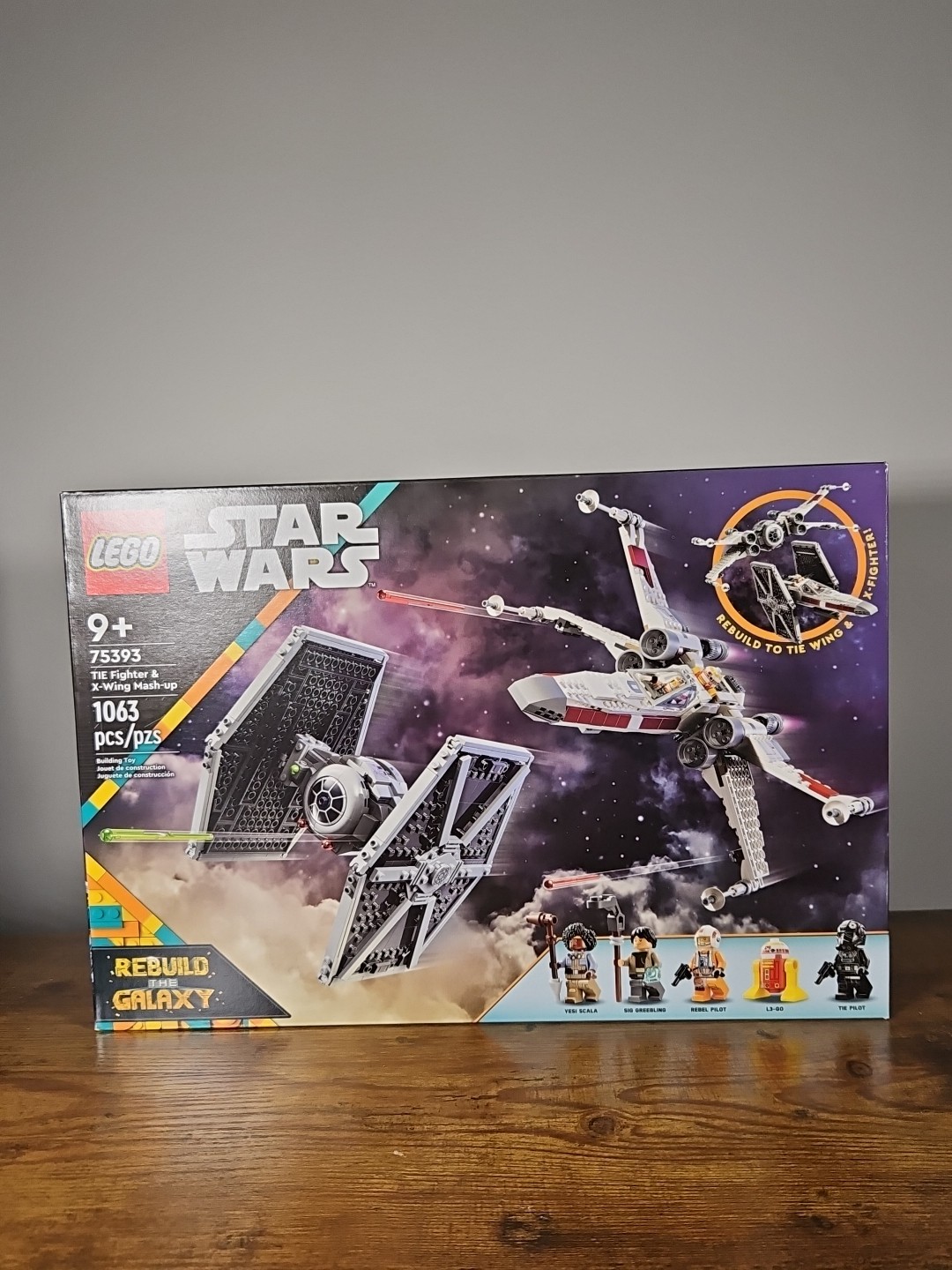 LEGO Star Wars Tie Fighter & X-Wing Mash-Up Retired Set 75393 New Sealed