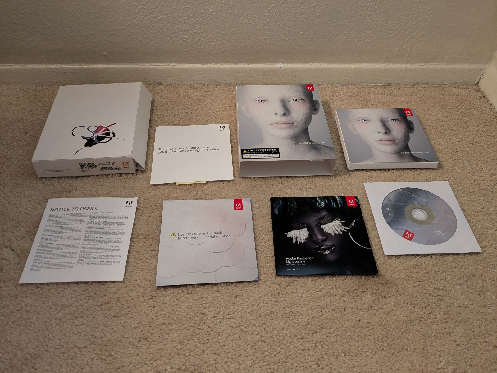 Adobe Photoshop CS6 for Windows - Disc and Serial Number - FREE RETURNS