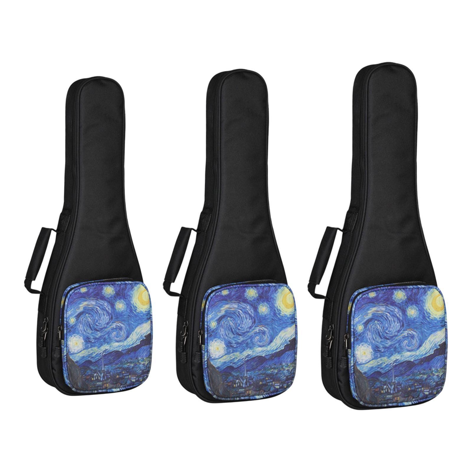 Ukulele Gig Bag Comfortable Straps Thicken Sponge Pad Portable Handbag