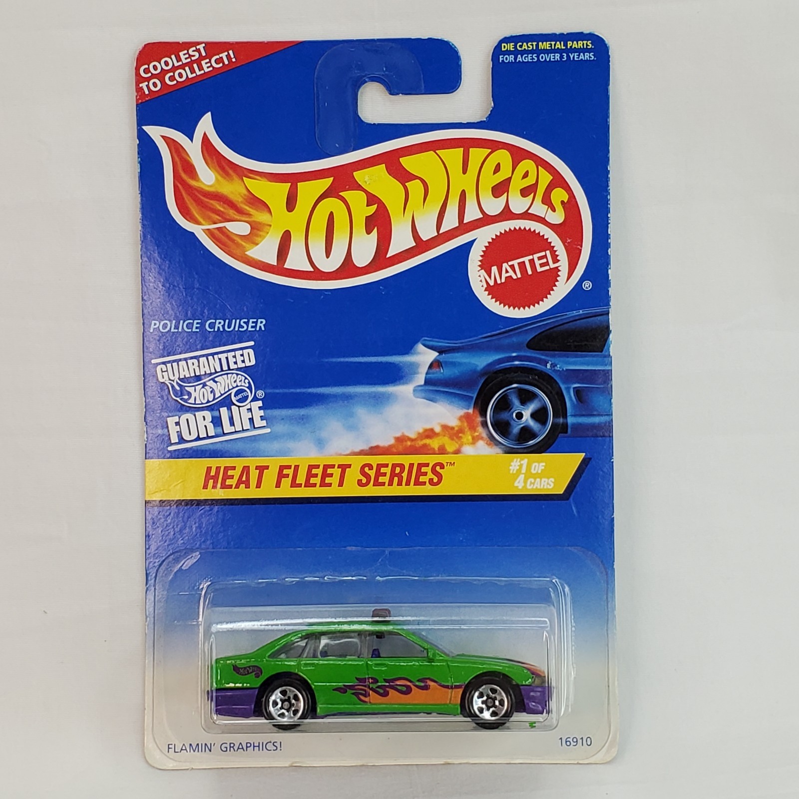 Hot Wheels - Heat Fleet Series - Flamin' Graphics! #1 of 4 - Police