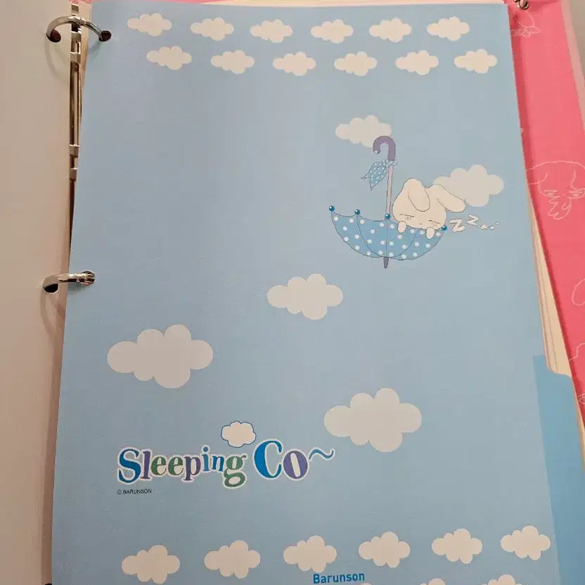 Unopened Hando Hologram Holo Binder Notebook Blue Pink A4