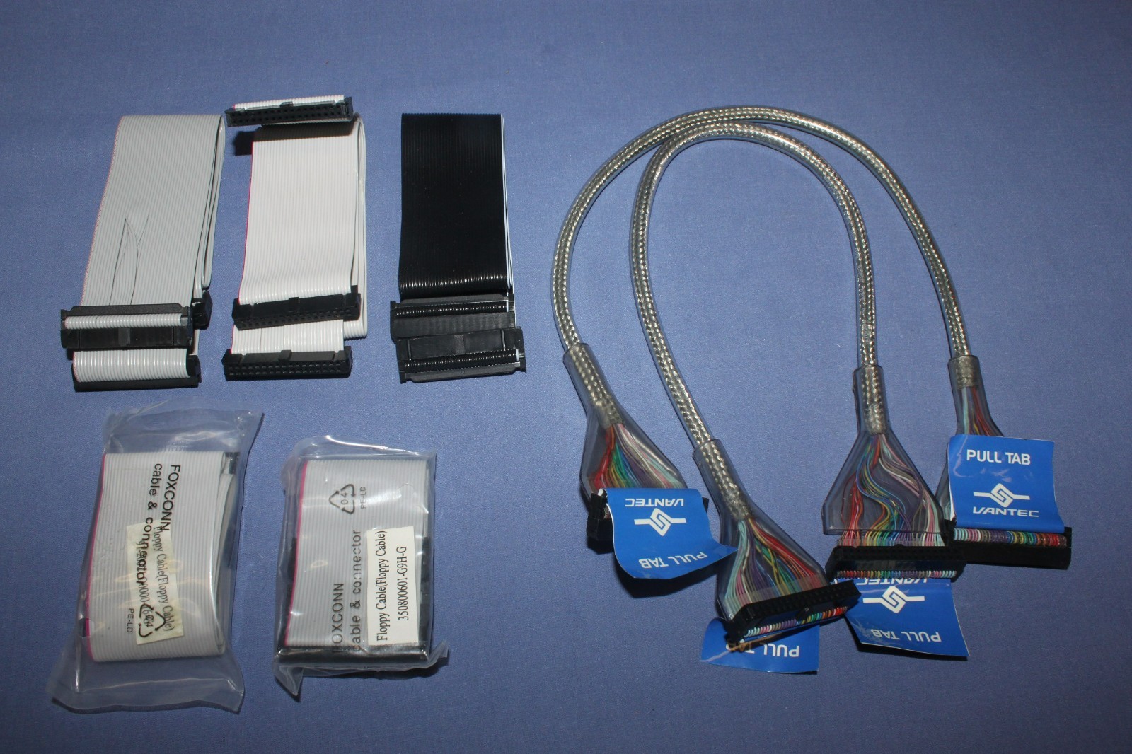 Lot of 7 New 34-Pin IDC Floppy Drive Cables for 3.5-in Devices