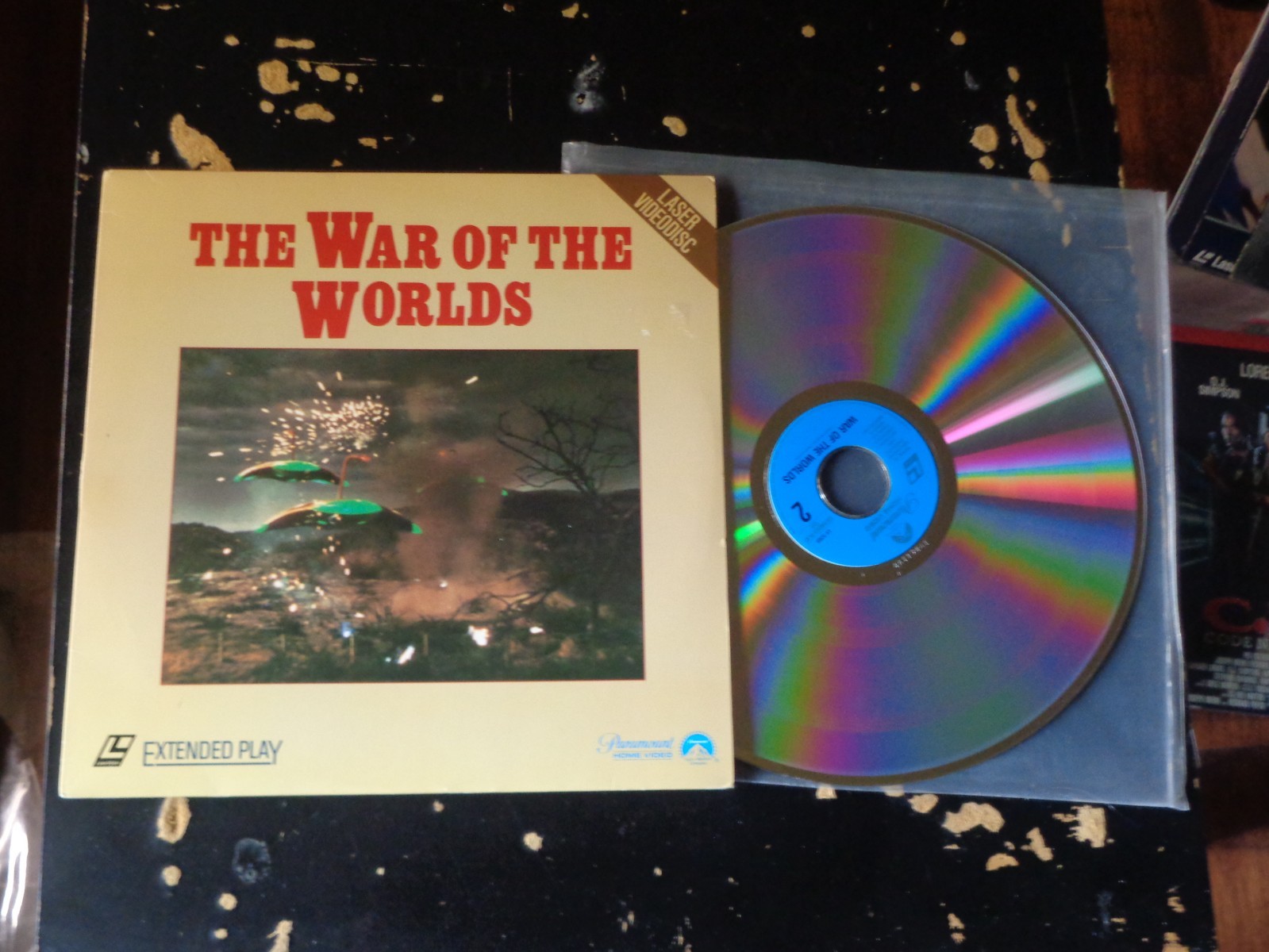 The War of the Worlds (1953) LD Laser Disc Laserdisc - LV 5303