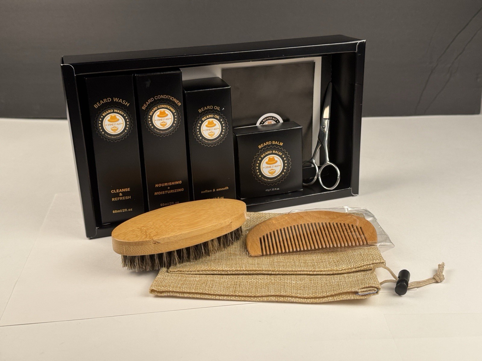 The Beard Man Xikezan Beard Grooming Kit  NEW