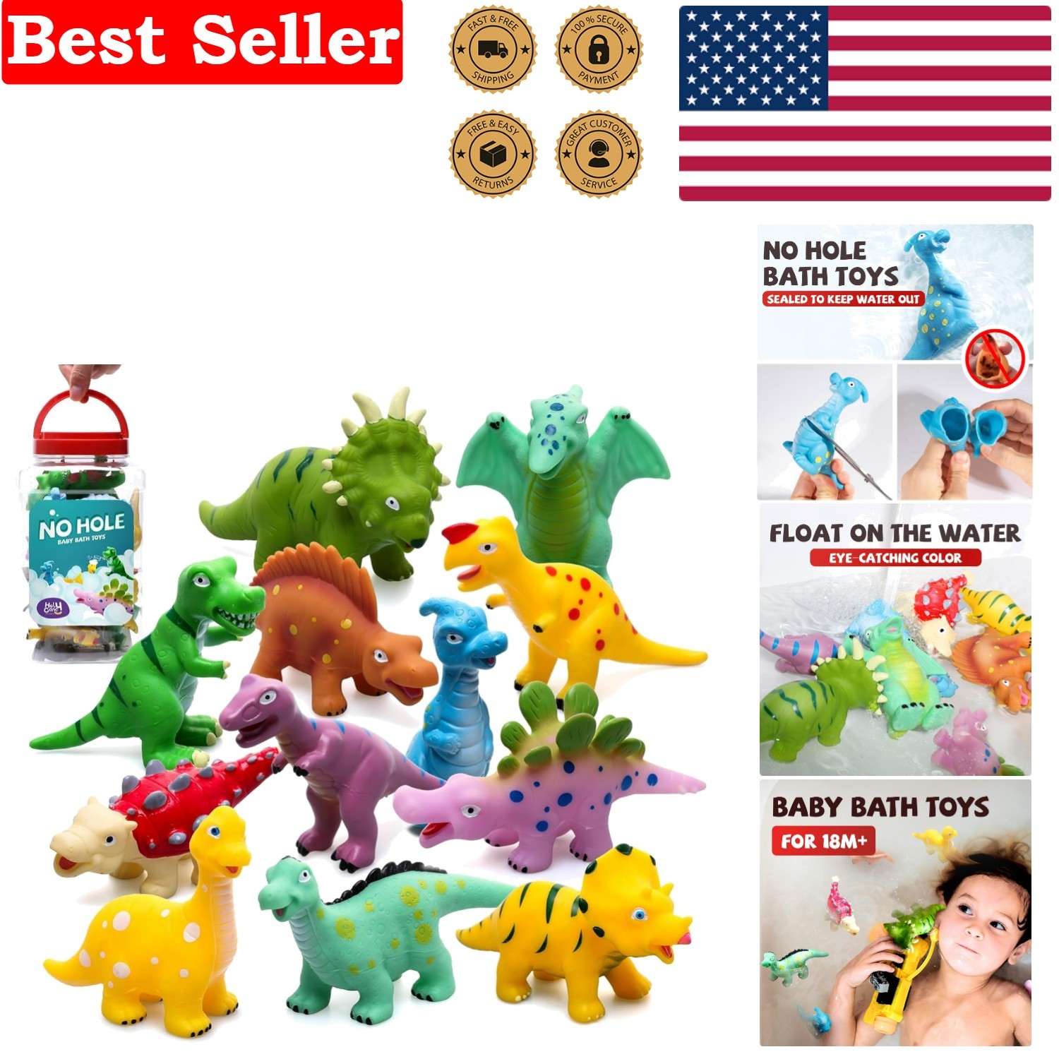 Floating Dinosaur Shower Toys for Toddlers - Imagination & Fun Combined