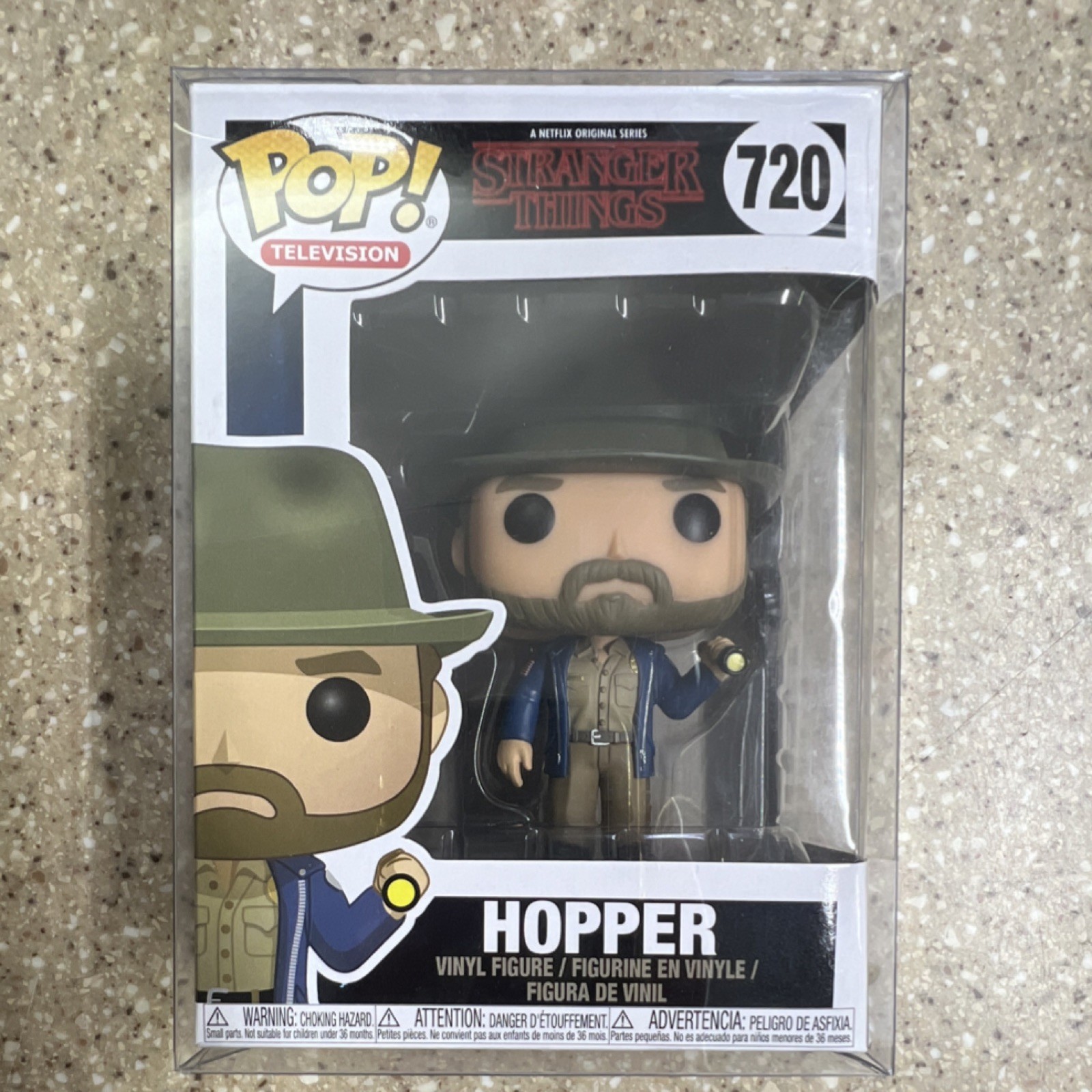 Stranger Things Hopper #720 Funko w/ Sleeve