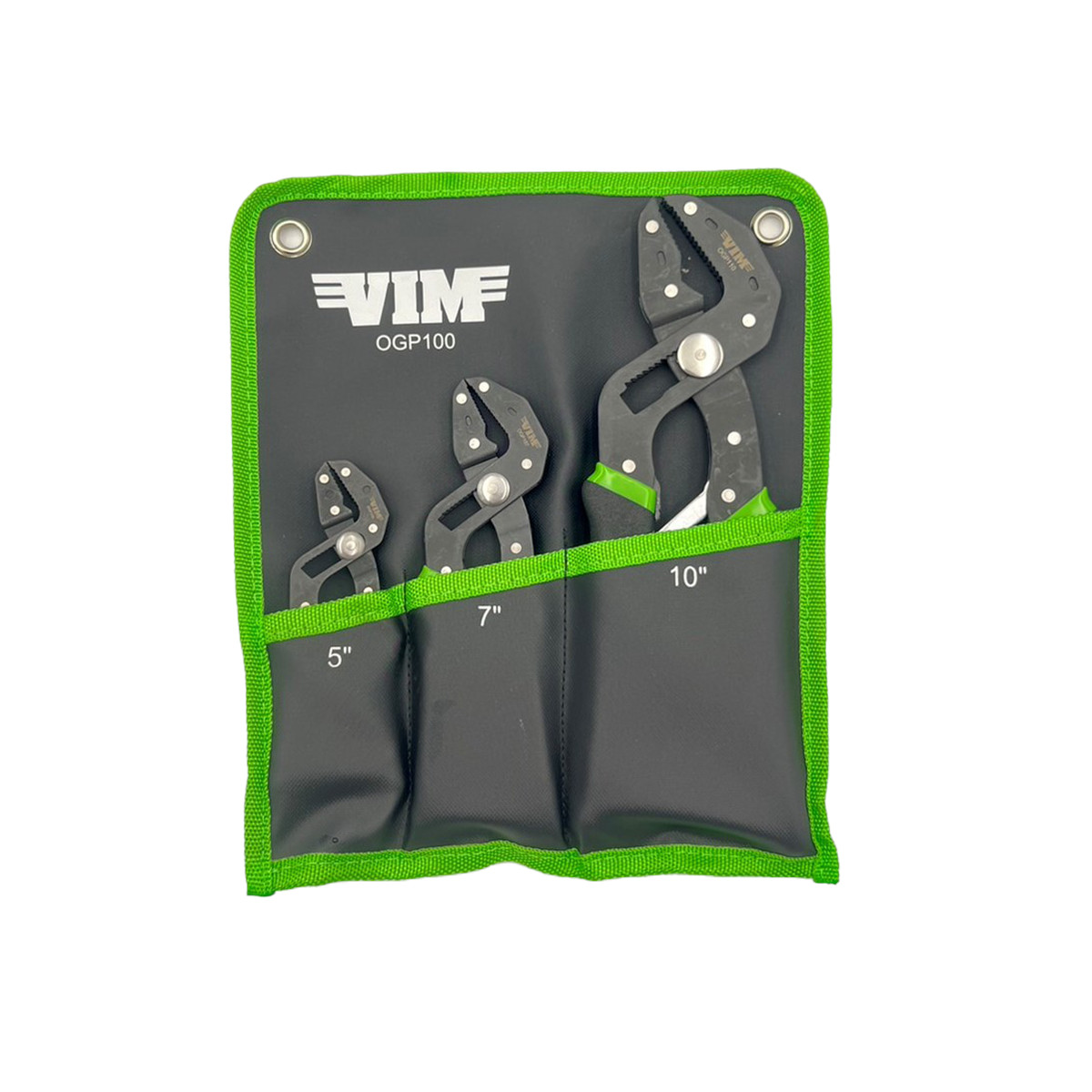  VIM Tools 3 Piece Orca Grip Auto Adjusting Plier Set OGP100