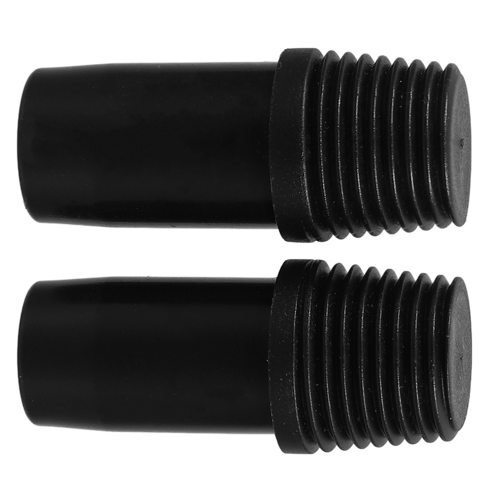  2 PCS Replacement Extension Pole Adapter Broom Handle Threaded Tip