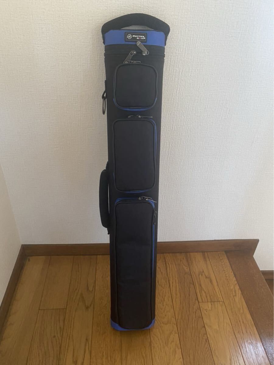 Mystery Black 3B6S Hard Cue Case, 1.5kg, Pockets for Billiards/Cues WW2