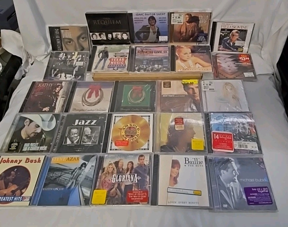 Wholesale 25 SEALED Music CDs country/jazz/classical Lot #24