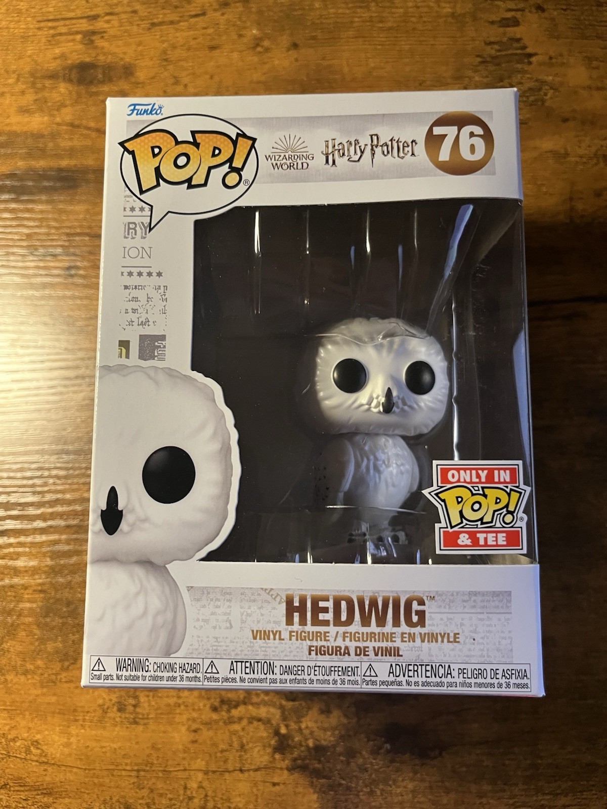 Funko Pop! Harry Potter Hedwig #76 Vinyl Figure Wizarding World Pearlescent