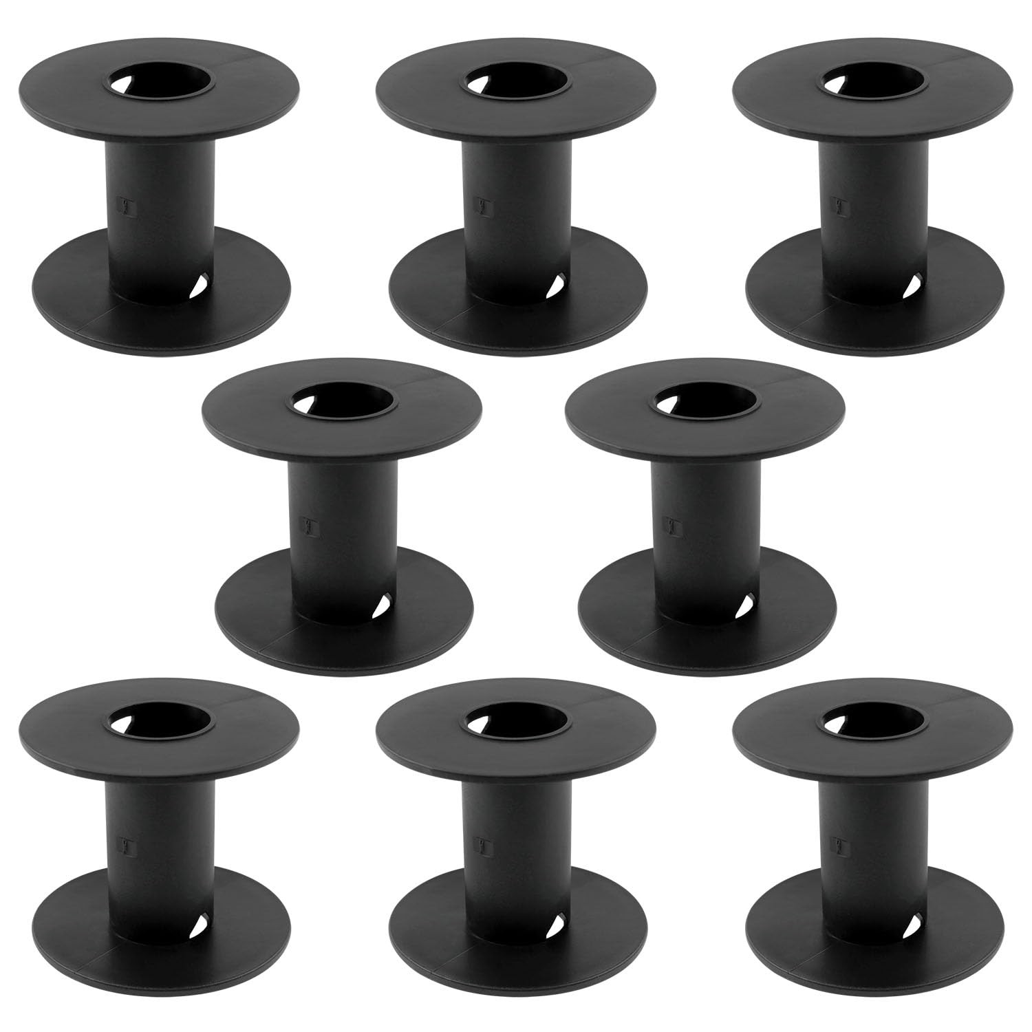 Xhziy Plastic Spool Empty 71mm/2.8inch spools Black 