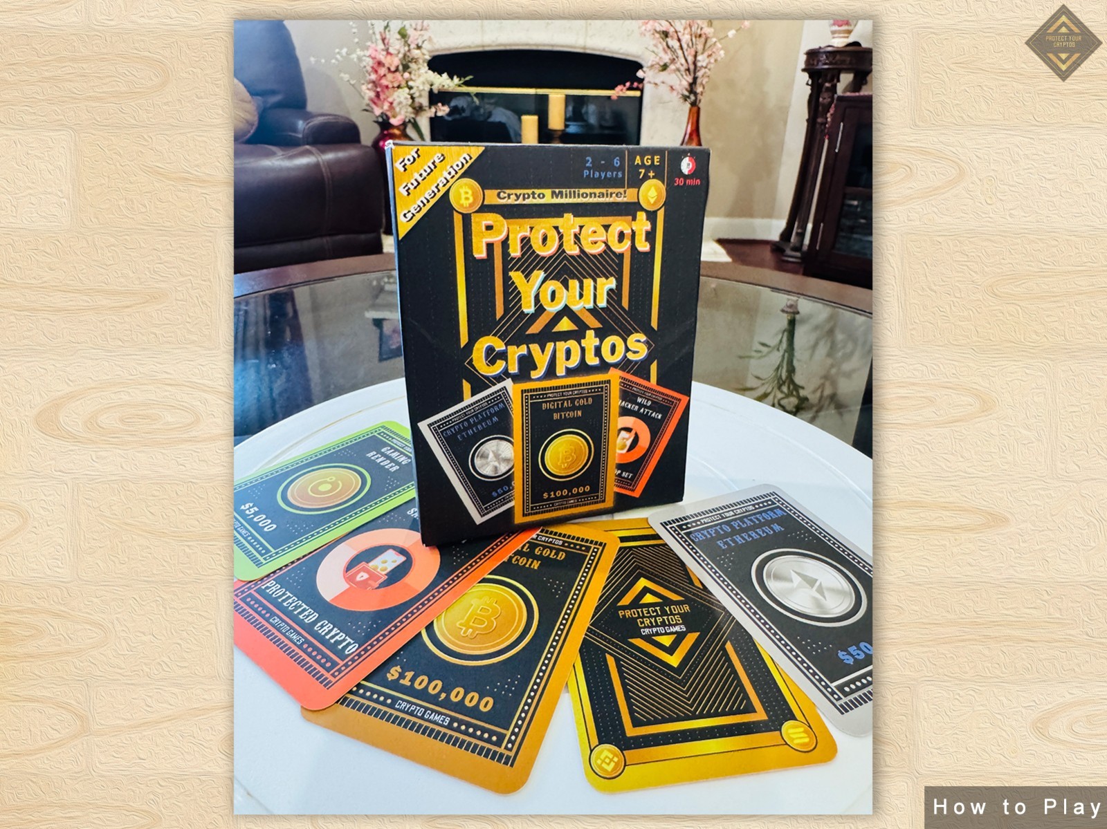 Limited Edition - Crypto Currency and Finance Card Game "Protect Your Cryptos"