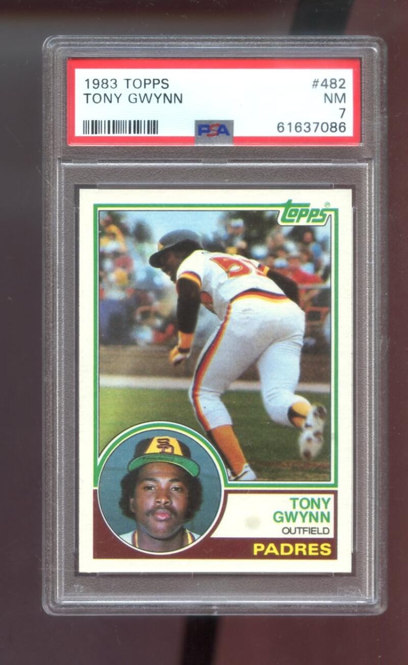 1983 Topps #482 Tony Gwynn ROOKIE RC PSA 7 Graded Baseball Card San Diego Padres