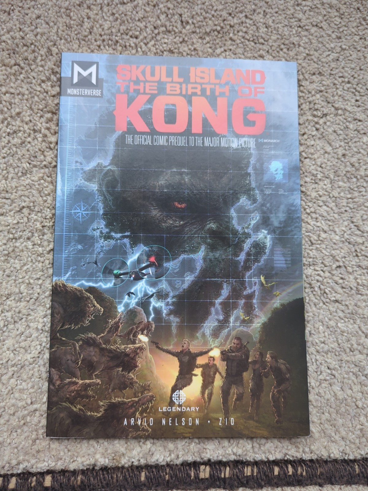 SKULL ISLAND: THE BIRTH OF KONG By Arvid Nelson *Excellent Condition*