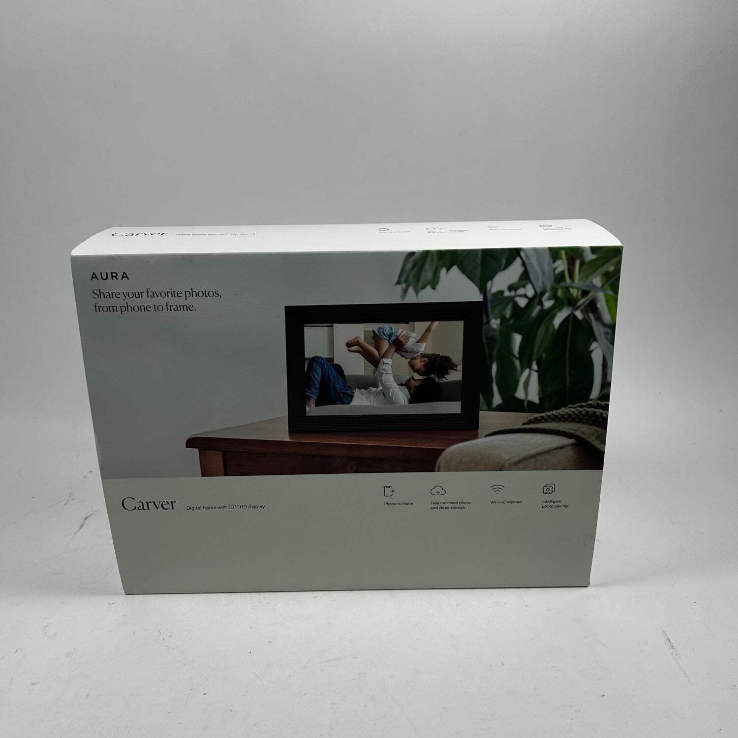 New Aura Carver HD 10.5" Picture Frame Digital Photo Frame AF900
