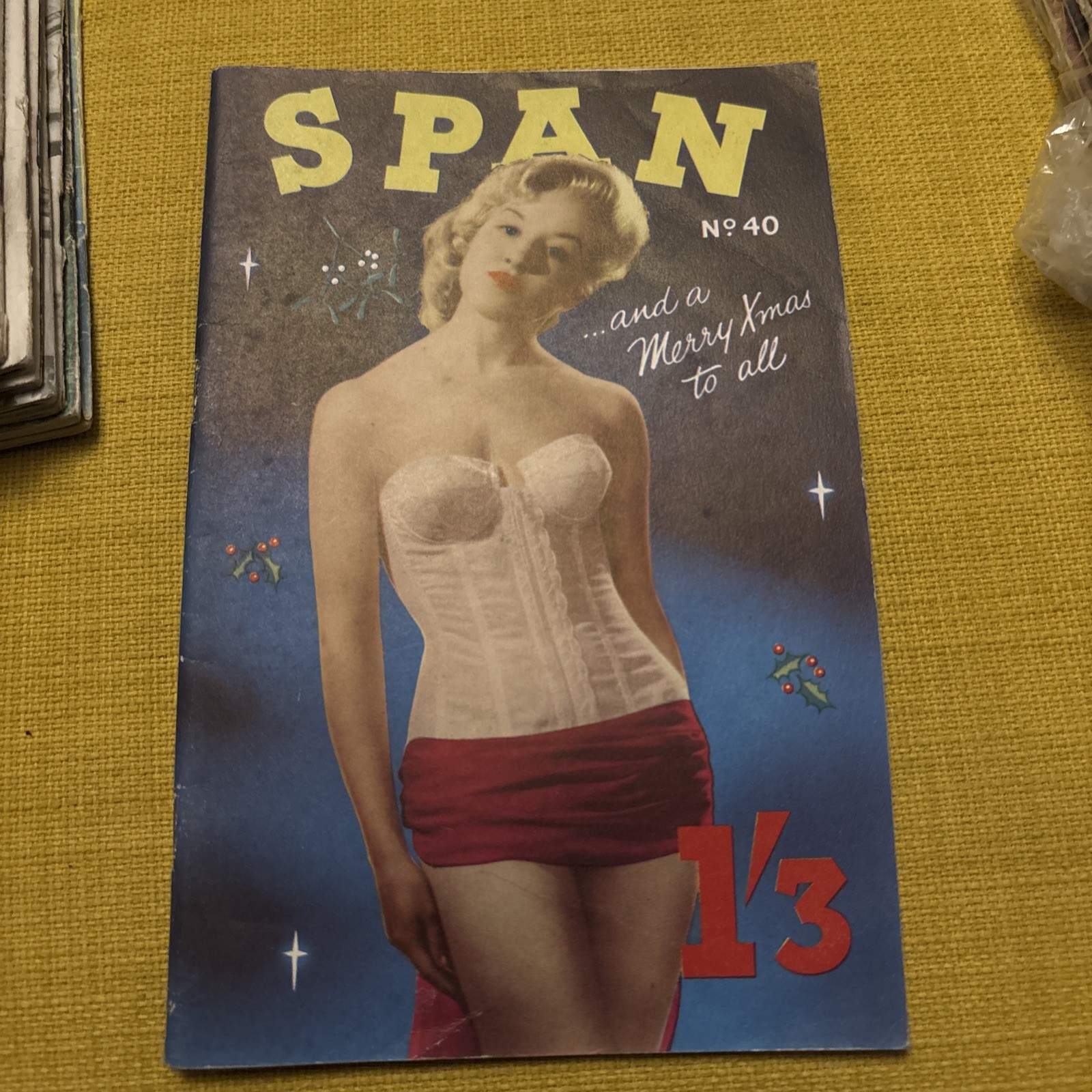 SPAN December 1957 early copy in very good condition, see photos 🙏
