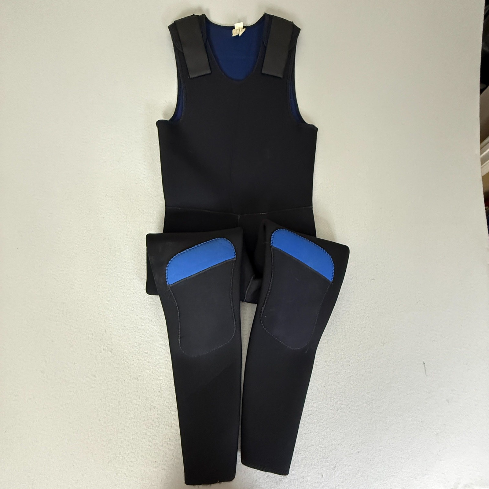 ATLAN Neoprene Sleeveless Farmer John Wetsuit Black Blue Size M Canada
