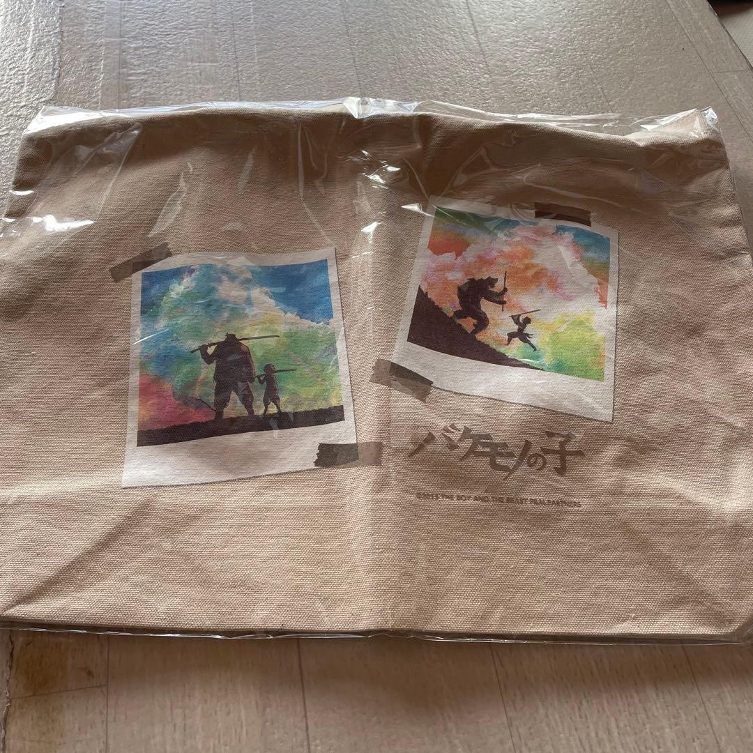 Shiki Theatre Monster Child Eco Canvas Tote Bag Beige Anime Design Used