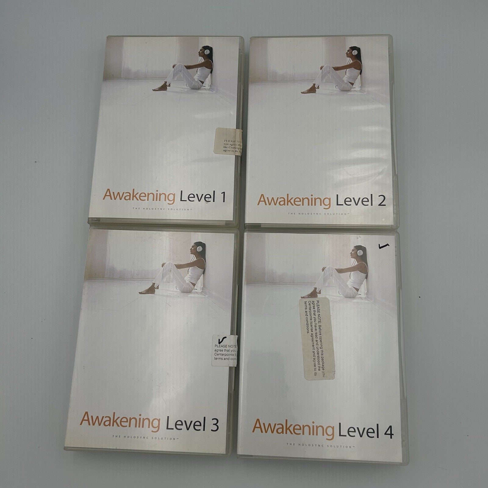 Holosync Awakening Meditation Series Levels 1-4 Audio CDs Dive Immersion Float