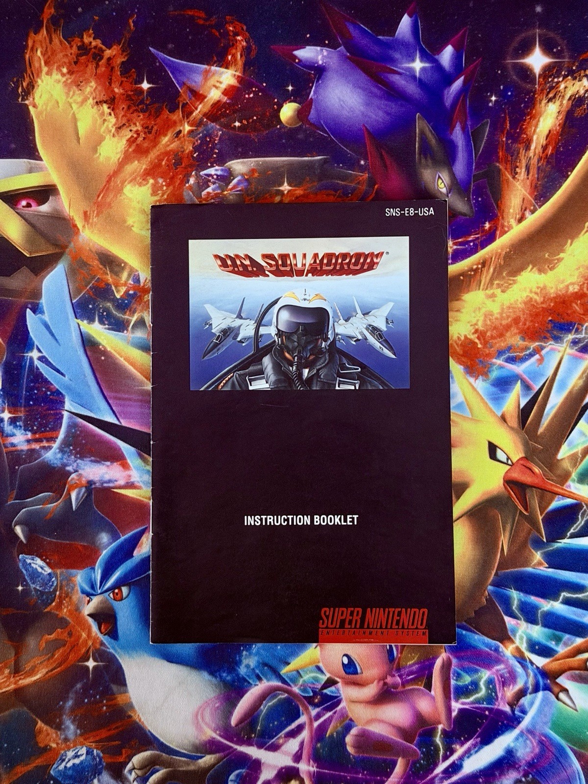 UN Squadron Super Nintendo SNES Authentic Manual Only - Free Shipping!