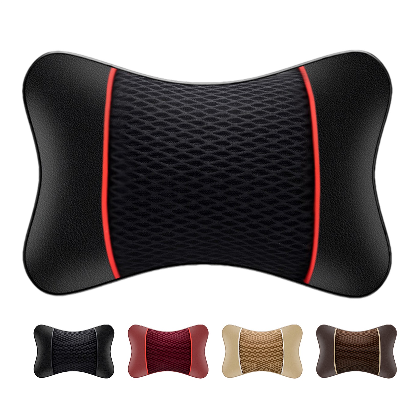 Car Headrest Pillow Elastic Breathable Neck Pillow for Car Headrest Support