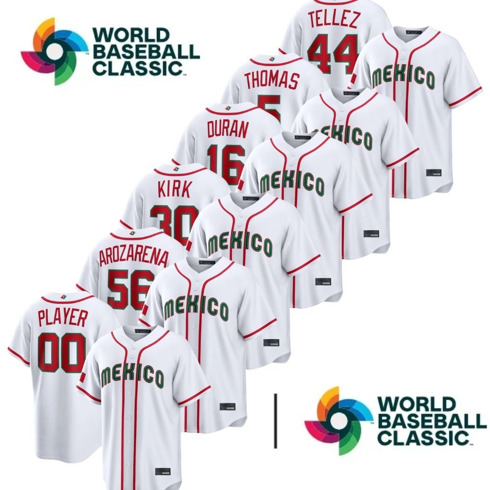 MEN Mexico 2026 World Classic Stitched Jersey White