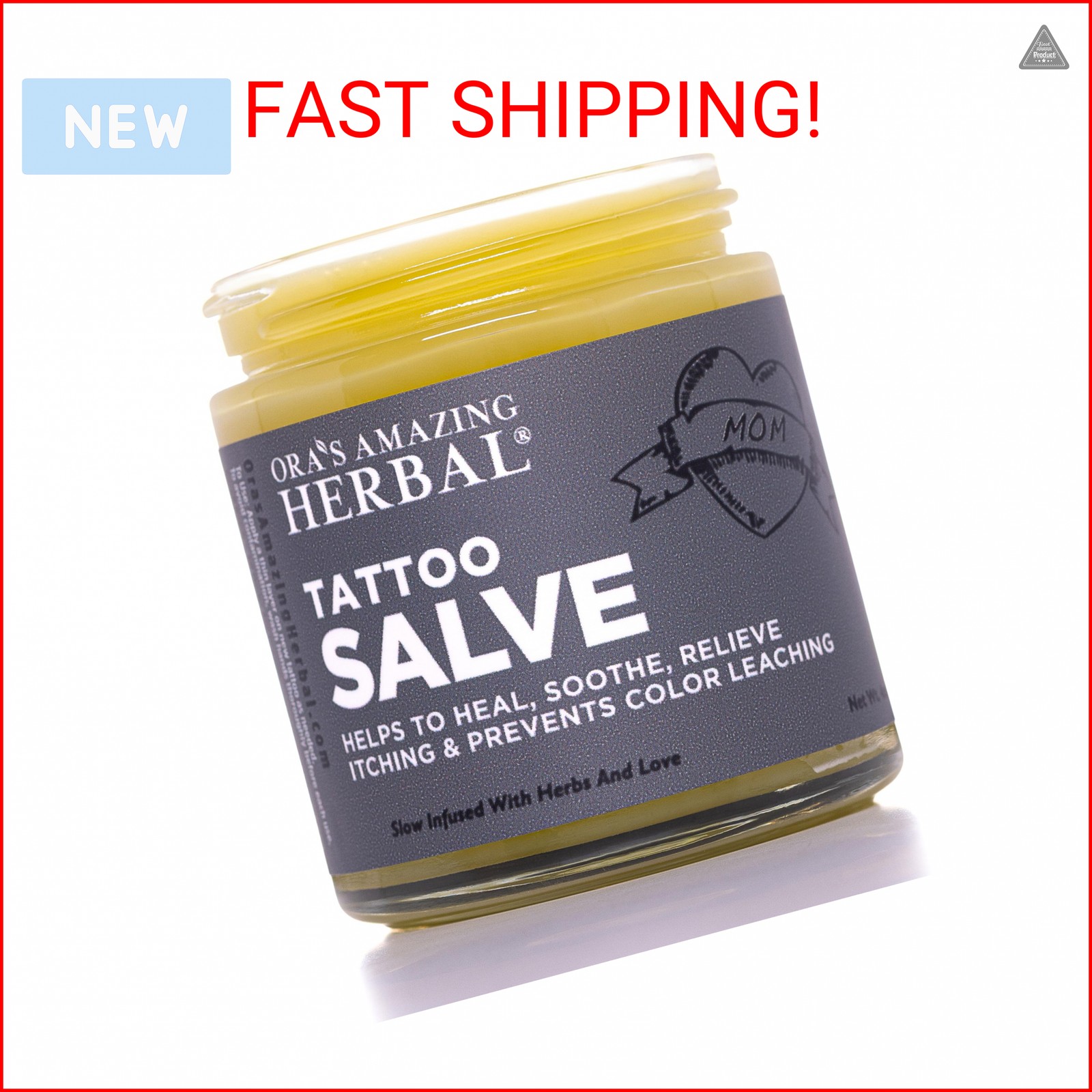 Ora's Amazing Herbal Tattoo Salve, Tattoo Aftercare Balm Cream Healing Ointment,