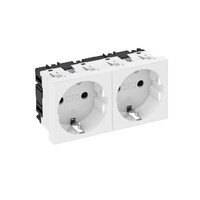OBO 6120022 STD-D0 RW2 - 2P - White - 250 V - 16 A - 90 mm - 42 mm