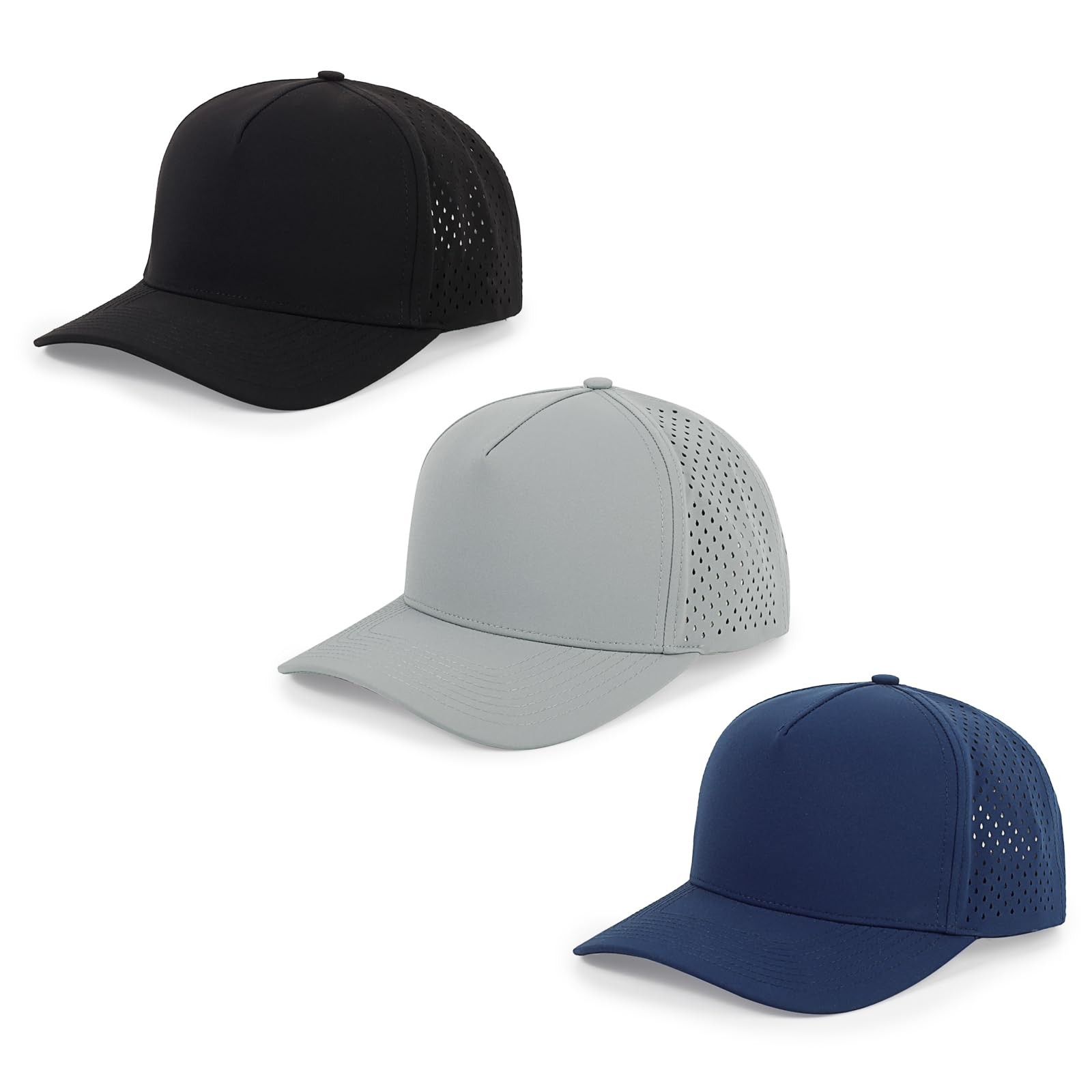 HH HOFNEN Quick Dry Baseball Cap Mesh Snapback Hat Sun and Rain Protection Golf