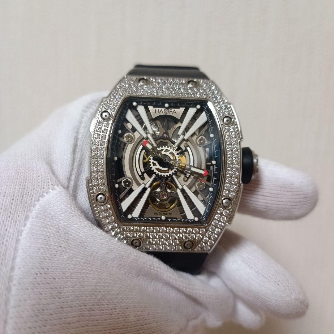 Haofa Watch Men'S Automatic Skeleton