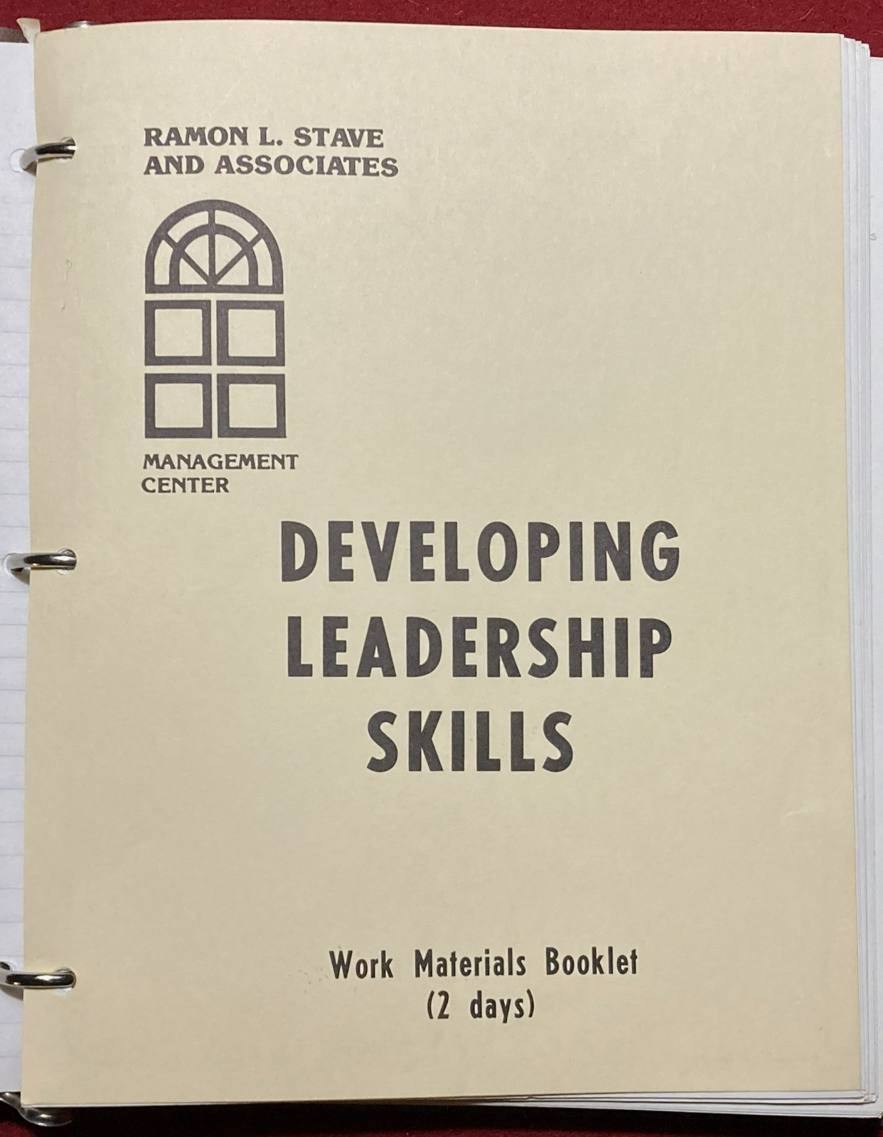 Developing Leadership Skills, Seminar Workbook, Practical  & Informative