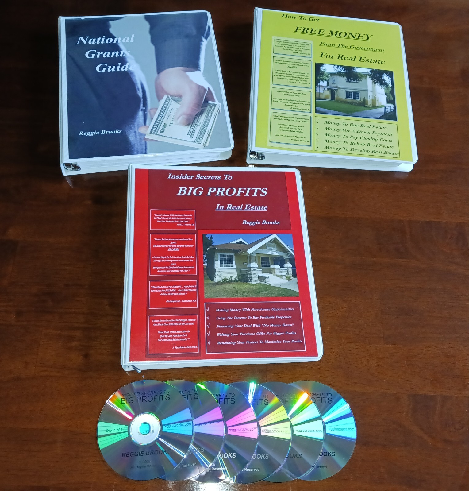 REAL ESTATE COURSE-INSIDER SECRETS TO BIG PROFIT IN REAL ESTATE By Reggie Brooks