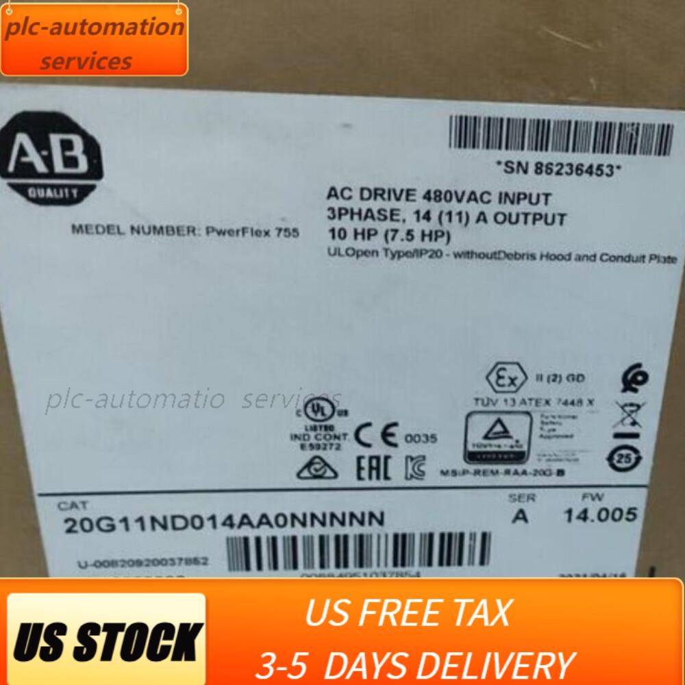 NEW AB 20G11ND014AA0NNNNN PowerFlex 755 AC  Free Fast Ship US Free Tax