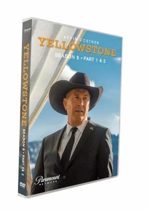 Yellowstone: The Complete Season 5 Five Part 1&2 (DVD, 6-Disc Box Set)!!