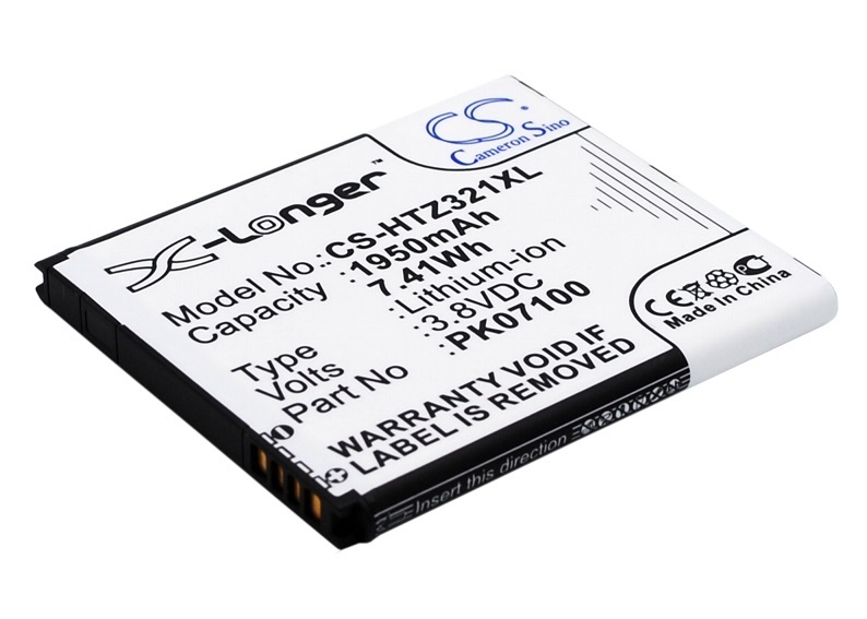 Battery for HTC 35H00189-00M 35H00189-02M HTI13UAA PK07100 HTI13 1950mAh