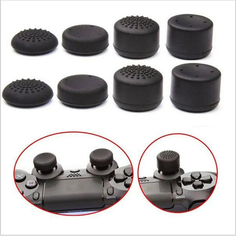 8PCS Universal Silicone Analog Stick Grip Caps For PS4 PS5 Switch Pro Xbox Contr