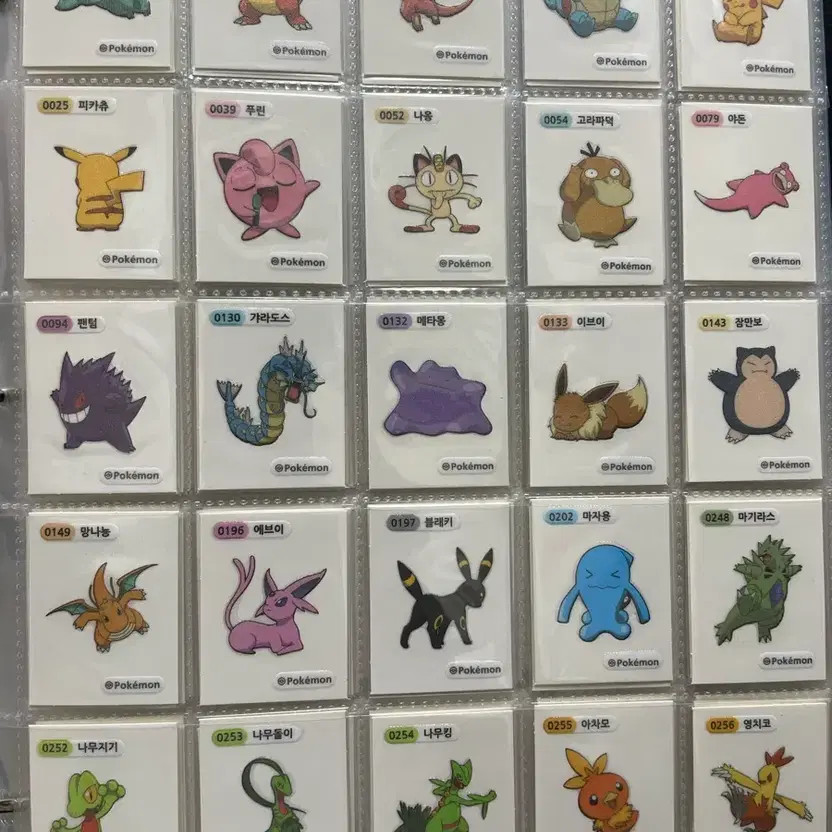 Pokemon Season 1 Sticker Set Complete